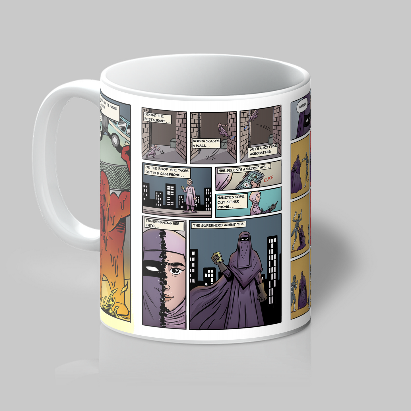 11 oz Ceramic Mug, Kobra Issue #1 Duende Recolor