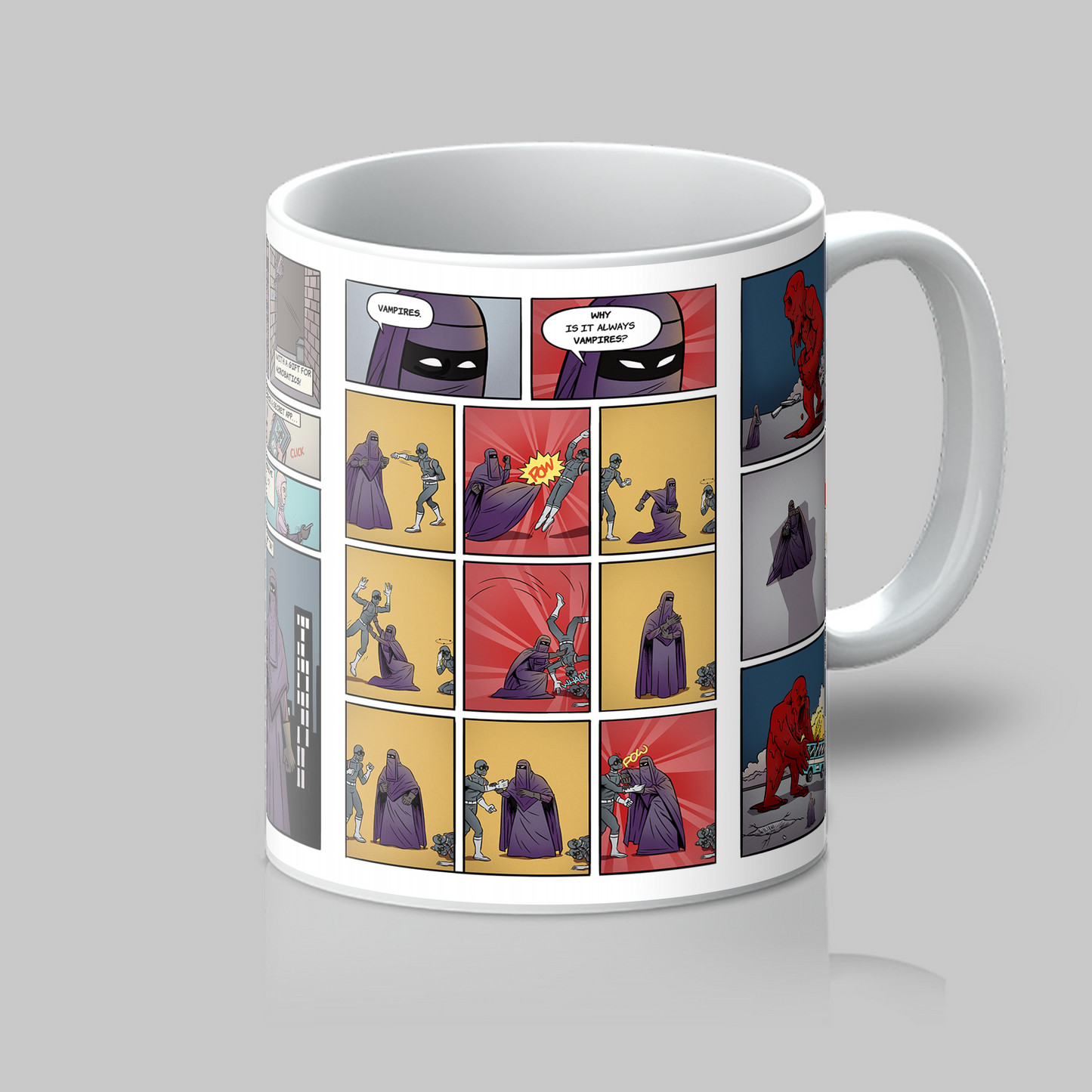 11 oz Ceramic Mug, Kobra Issue #1 Duende Recolor